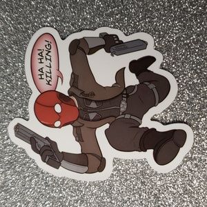 DC COMICS Batman Waterproof Sticker Red Hood
